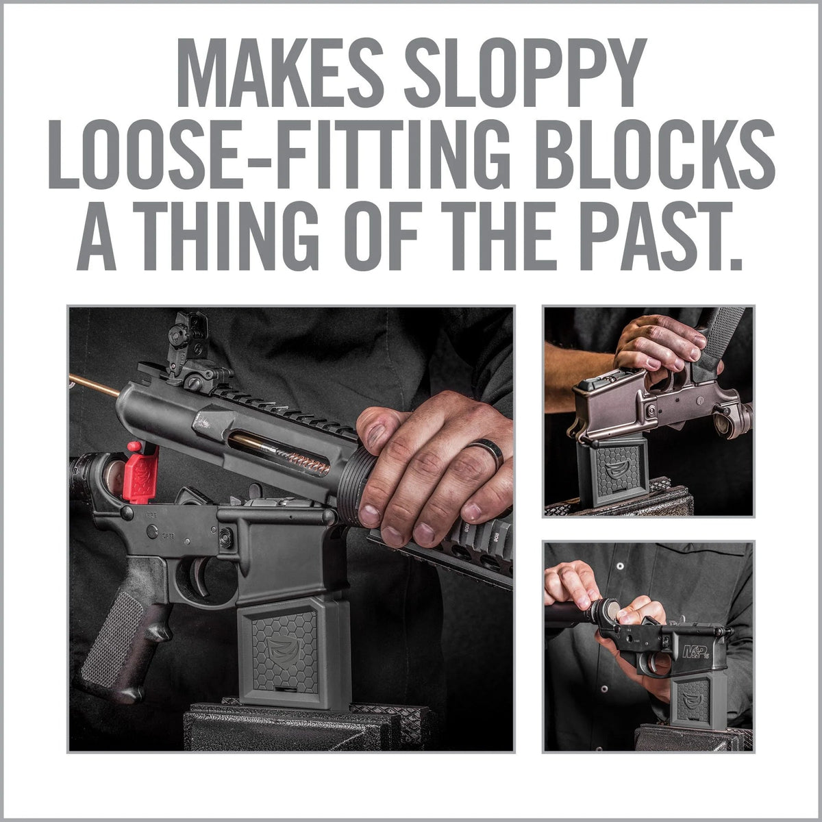 Smart-Fit AR15 Vise Block With Sleeve For AR10*