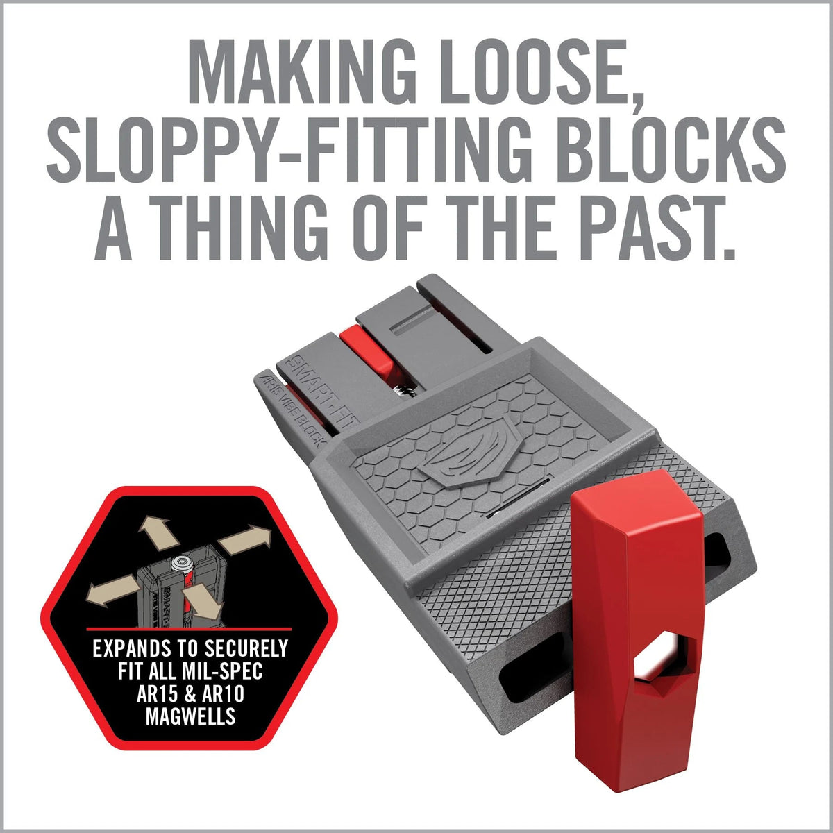 Smart-Fit AR15 Vise Block With Sleeve For AR10*