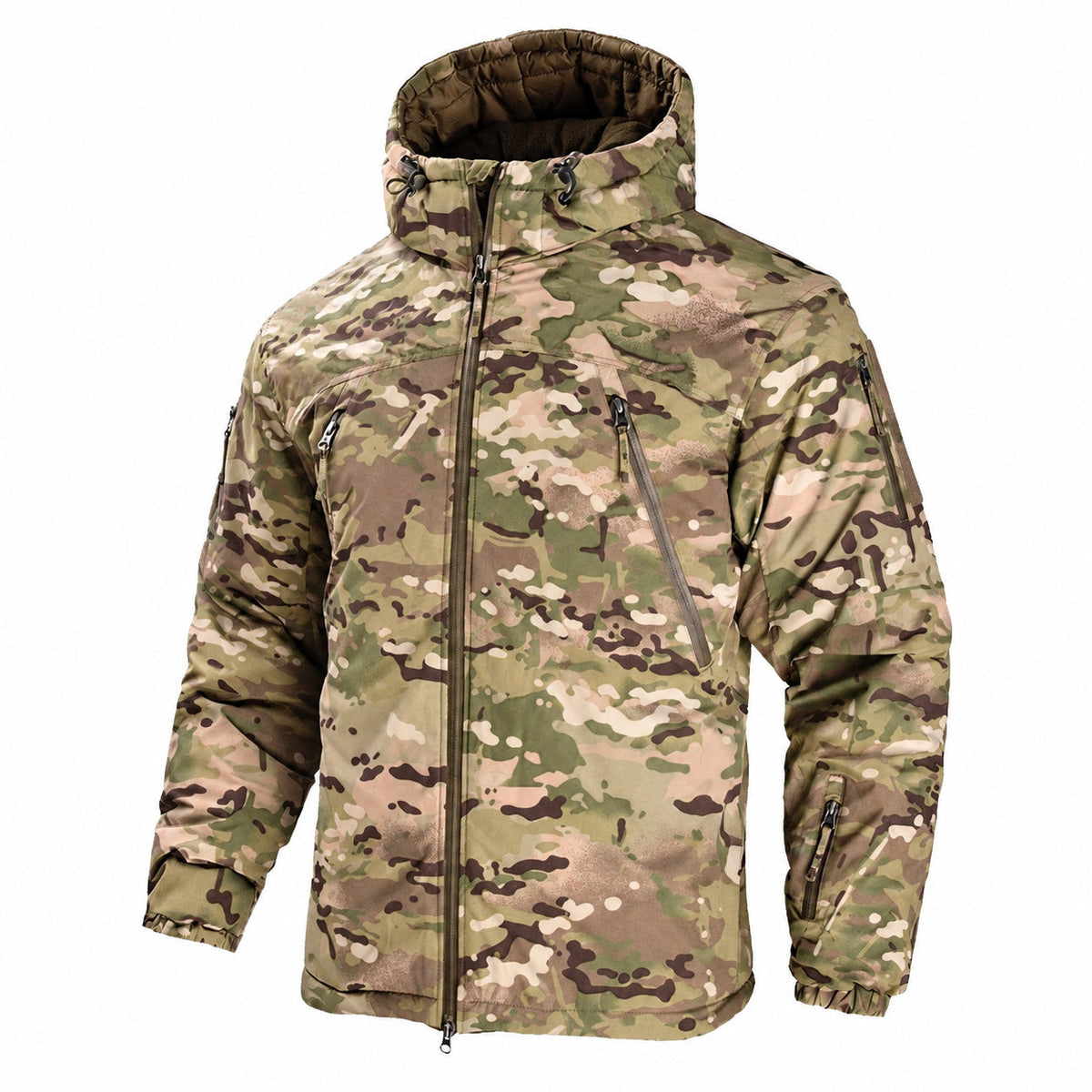 Tactical Cotton-padded Jacket, Camouflage Clothing Men's Warm And Thick Cotton Coat