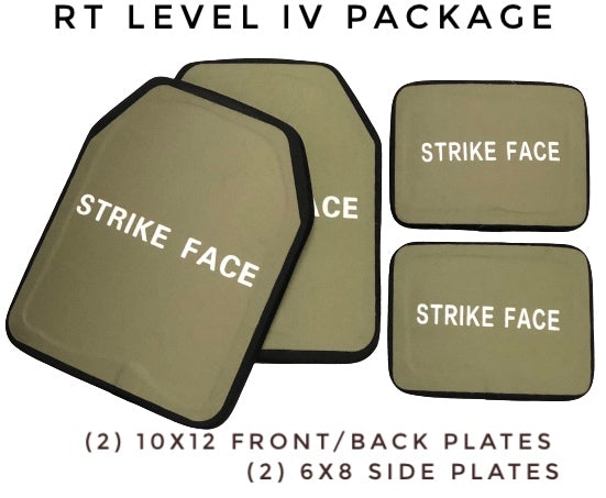 Redemption Tactical Crusader 2.0® l St. Michael FULL ARMOR KIT COMBO PACKAGE with Crusader 2.0 +IFAK Medical Kit + LEVEL IV  (2) 10x12 Front/Back Plates (2) 6x6 Side Plates (Level IV Ceramic)